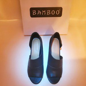 Women's Peep Toe Booties w/ Block Heels